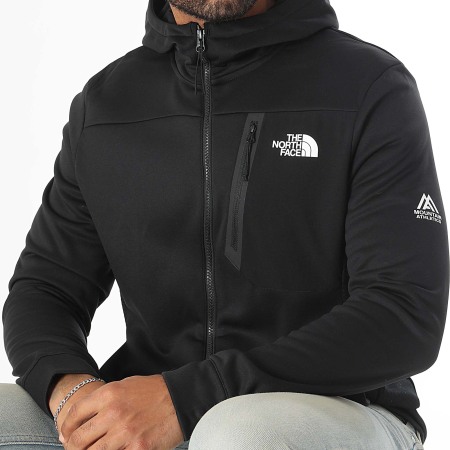 The North Face - Sweat Zippé Capuche Fleece A893Q Noir