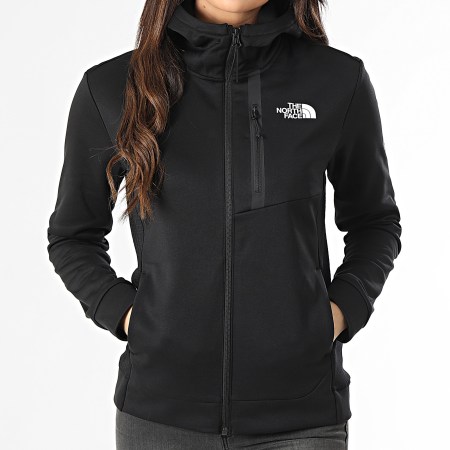 The North Face - Sweat Zippé Capuche Femme Full Zip Fleece A893U Noir