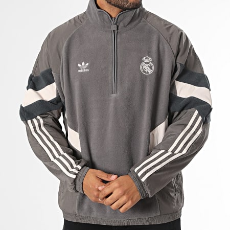 Adidas Originals - Real Madrid IM7464 Charcoal Grey Outdoor Fleece