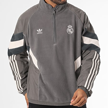 Adidas Originals - Real Madrid IM7464 Charcoal Grey Outdoor Fleece