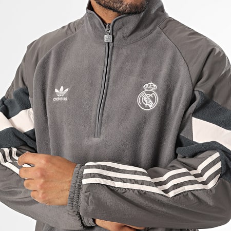 Adidas Originals - Real Madrid IM7464 Charcoal Grey Outdoor Fleece