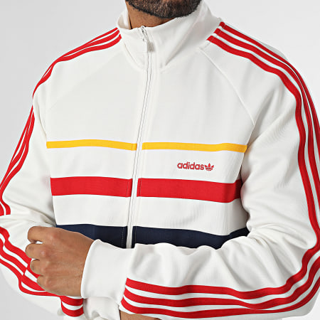 Adidas Originals - Veste Zippée A Bandes The First IW3233 Beige