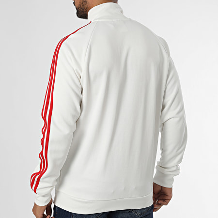 Adidas Originals - Veste Zippée A Bandes The First IW3233 Beige Clair