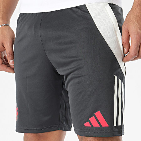 Adidas Sportswear - Short Jogging Manchester United IS8083 Gris Anthracite