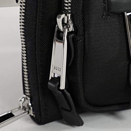BOSS HIGHWAY FLAT L ZIP - Geldbörse - Black/schwarz