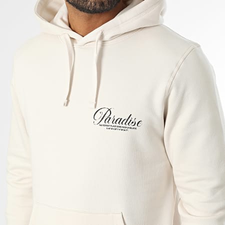 Luxury Lovers - Sweat Capuche One Rose Beige