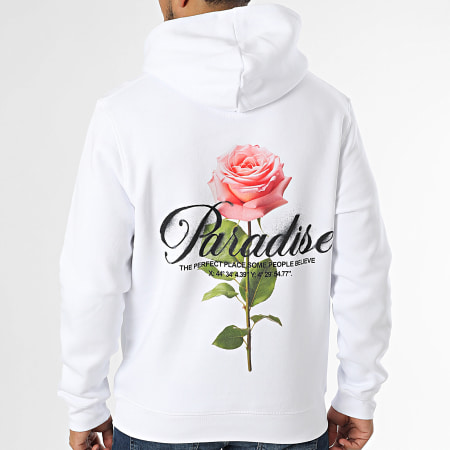 Sudadera blanca con rosas sale