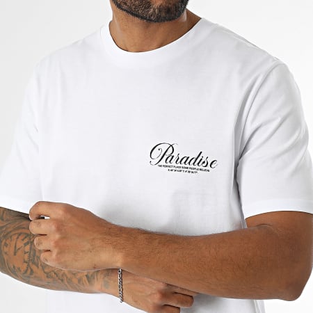 Luxury Lovers - Tee Shirt Oversize Large Paradise Cherry Blanco