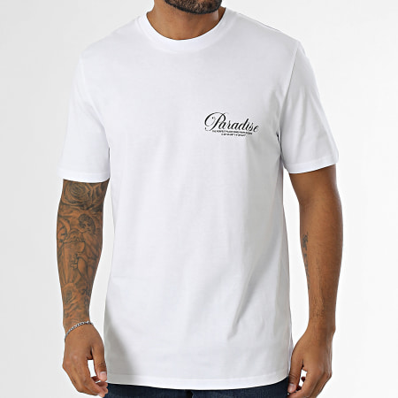 Luxury Lovers - Tee Shirt Oversize Large Paradise Cherry Blanco