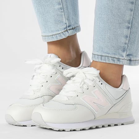Baskets Femme 574 WL574FJ2 White Pink