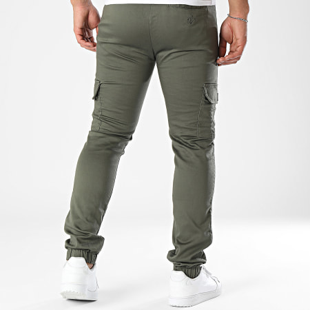 Project X Paris - Pantalon Cargo T239020 Vert Kaki Foncé