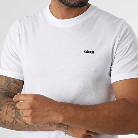 Schott NYC - Camiseta Claws 1 Blanca