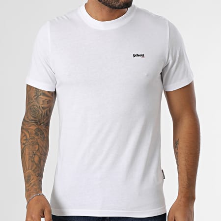 Schott NYC - Camiseta Claws 1 Blanca