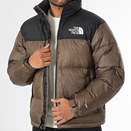 Doudoune noir et marron clearance