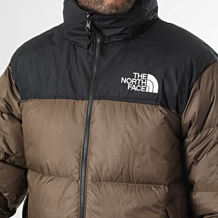 The North Face - Doudoune Capuche Retro Nuptse 1996 A3C8D Marron Noir