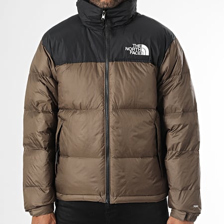 The North Face - Doudoune Capuche Retro Nuptse 1996 A3C8D Marron Noir