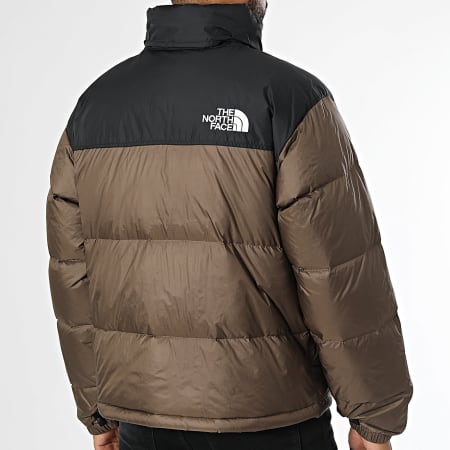 The North Face - Doudoune Capuche Retro Nuptse 1996 A3C8D Marron Noir