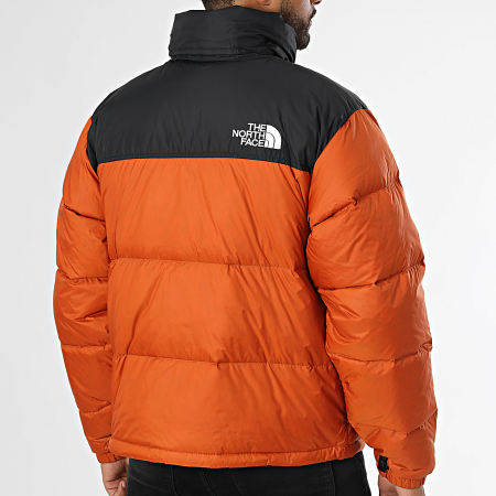 The North Face - Nuptse Retro Chaqueta de pluma con capucha 1996 A3C8D Naranja