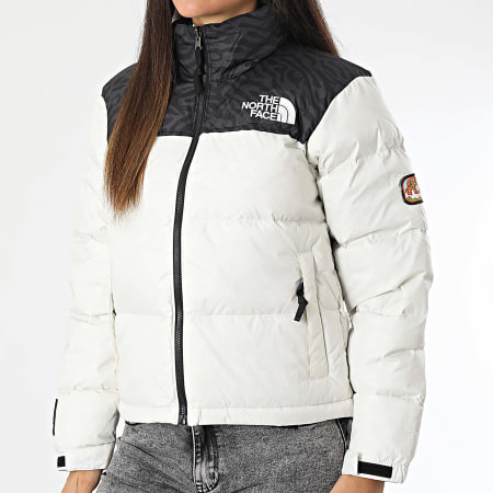 The North Face - Abrigo Mujer 96 Retro Nuptse A3XEO Blanco Negro