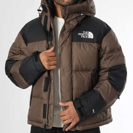 The North Face - Doudoune Capuche Baltoro A832G Marron Noir