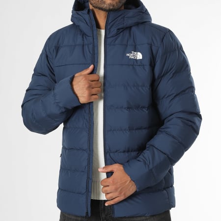 The North Face - Doudoune Capuche Aconcagua 3 Bleu Marine