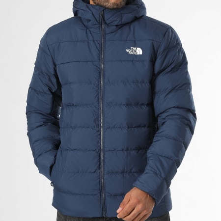 The North Face - Doudoune Capuche Aconcagua 3 Bleu Marine