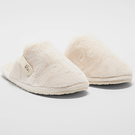 Tommy Hilfiger - Chaussons Femme Comfort Home Slipper 8138 Ancient White