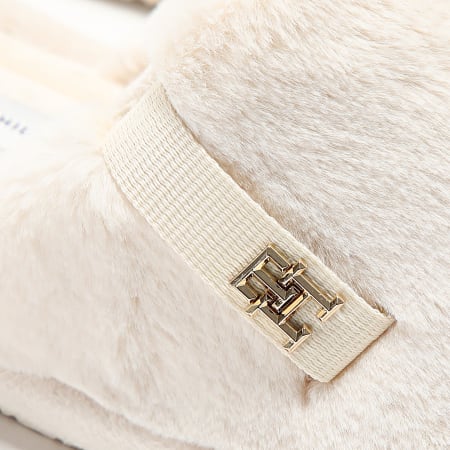 Tommy Hilfiger - Chaussons Femme Comfort Home Slipper 8138 Ancient White