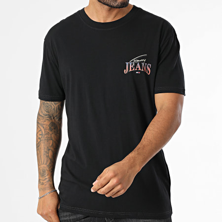Tommy Jeans - Tee Shirt Regular Diamond Twist 8520 Noir