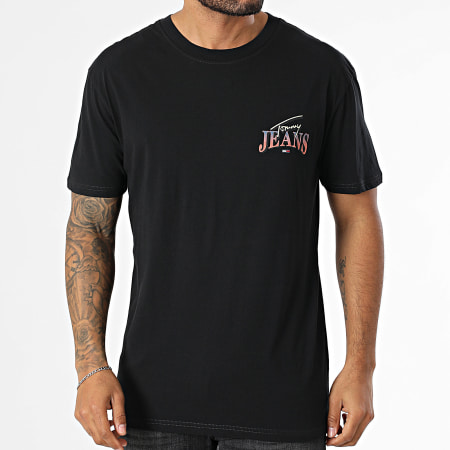 Tommy Jeans - Tee Shirt Regular Diamond Twist 8520 Noir