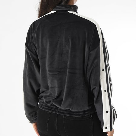 Adidas Originals - Veste Zippée Femme A Bandes ABRK IW5581 Noir Blanc