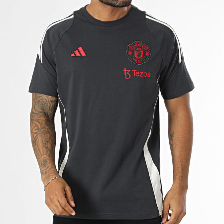 Adidas Sportswear - Tee Shirt A Bandes Manchester United IV9482 Gris Anthracite