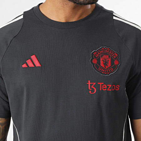 Adidas Sportswear - Tee Shirt A Bandes Manchester United IV9482 Gris Anthracite