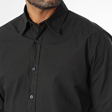 BOSS - Chemise Manches Longues Relegant 50518304 Noir