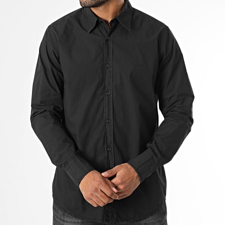 BOSS - Chemise Manches Longues Relegant 50518304 Noir