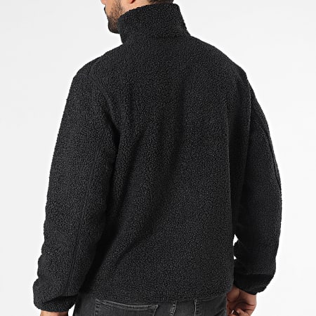 Calvin Klein - Sherpa Zip Cuello Sudadera GMF4W305 Negro