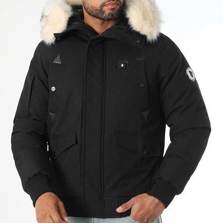 Slim fit parka discount