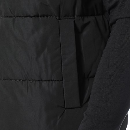 John H - Chaqueta sin mangas con capucha Negro