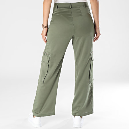 Kaporal - Pantalon Cargo Femme Slam Vert Kaki
