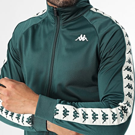 Kappa Banda Anniston Zip Sweat 301EFU0 Bottle Green Ryses