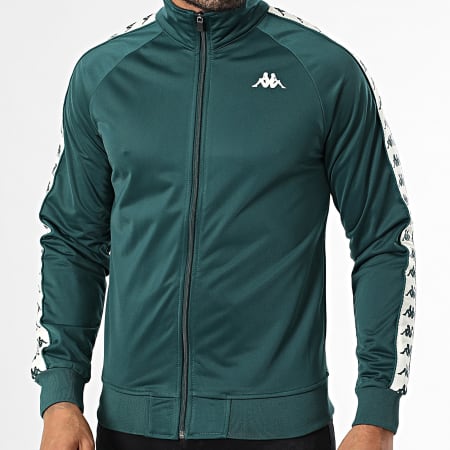 Kappa Banda Anniston Zip Sweat 301EFU0 Bottle Green Ryses - Main Image
