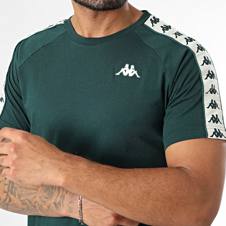 Kappa - Camiseta Banda 303UV10 Verde Oscuro