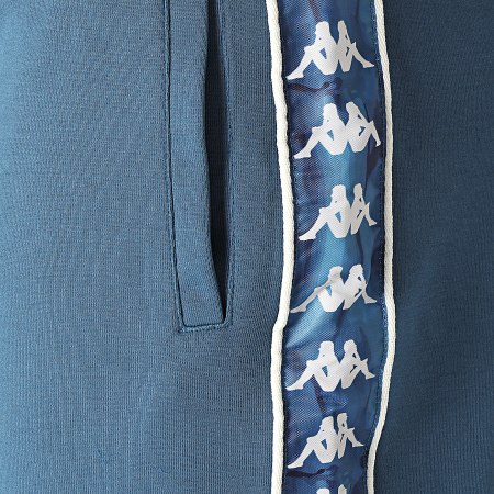 Kappa - Papilogt 351M8CW Pantalón de chándal con banda azul marino