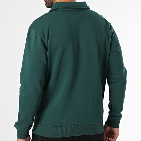 Kappa - Pola Authentic Zip Sudadera 361L8NW Verde Botella