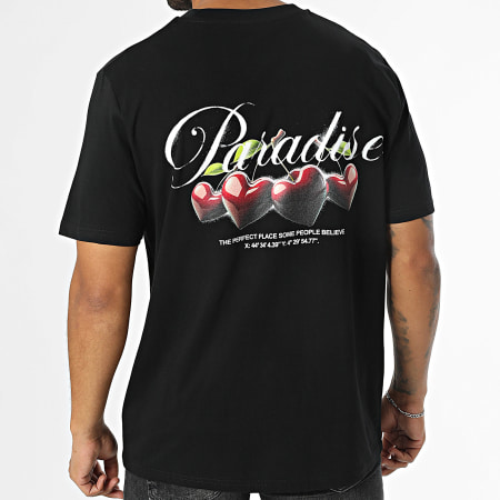 Luxury Lovers - Tee Shirt Oversize Large Paradise Cherry Negro