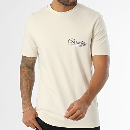 Luxury Lovers - Tee Shirt Oversize Large Paradise Cherry Beige