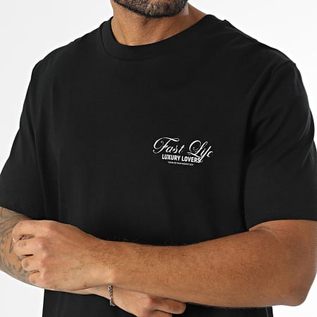 Luxury Lovers - Oversize Tee Large Fast Life Negro
