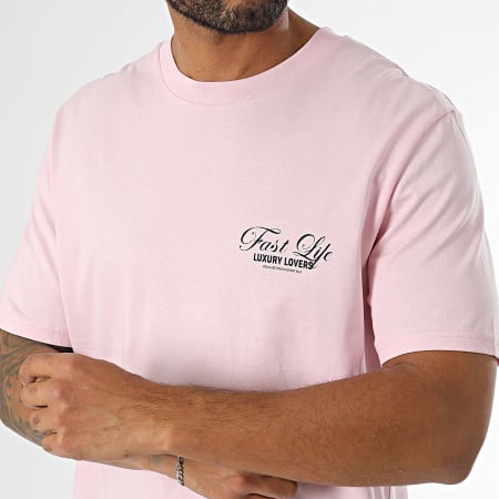 Luxury Lovers - Tee Shirt Oversize Large Fast Life Pink