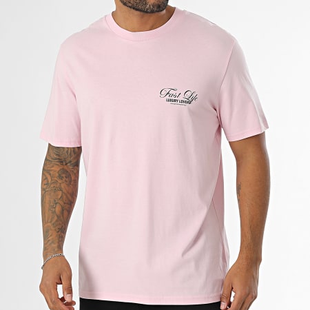 Luxury Lovers - Tee Shirt Oversize Large Fast Life Pink
