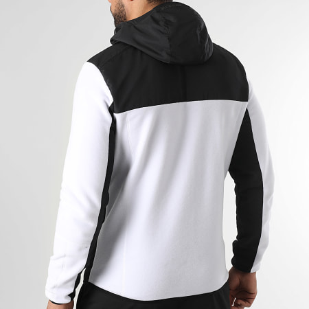 MA9 Mafia Nueve - Veste Polaire Cagoule Essential Black White Reflective